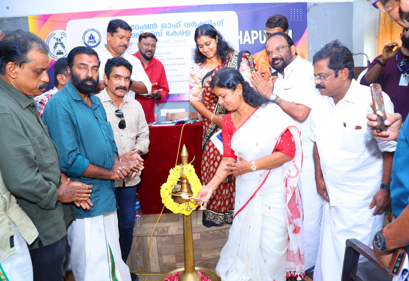 Labour Minister Bindu Krishna: the government will work for the welfare of media workers